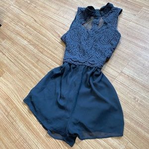 Grey mini dress short